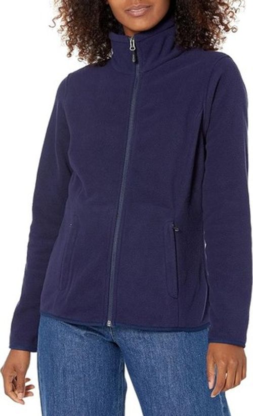 Women's Fleece Jacket Full Zip Long Sleeve Classic Fit Plus uk XL