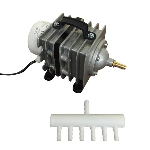 Pond Air Pump Koi Fish Pond Hydroponic Piston Compressor Fish Tank Aquarium — image 1