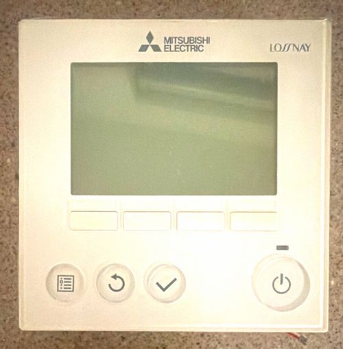 Mitsubishi Electric Lossnay Remote Controller PZ-62DR-EB 12V 0.2A