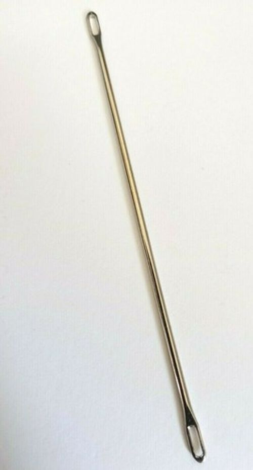 KNITTING MACHINE PARTS BODKIN DOUBLE EYED EYE TRANSFER NEEDLE KR230 KR260 9MM X1