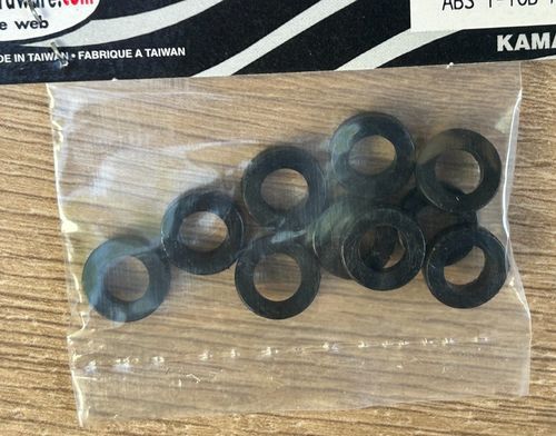 Gibraltar SC-SSW ABS Tension Rod Washers Black ( 10 pack ) — image 2