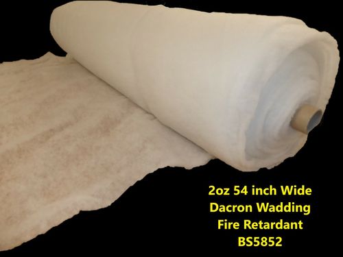 Polyester Wadding Dacron Upholstery Quilting Batting 54" wide 2oz FIRE RETARDANT — image 2