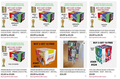 PANINI WORLD CUP 2026 STICKER COLLECTION - GROUP J - GROUP K - GROUP L — image 2