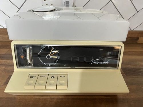 Goblin Teasmade 860 Vintage Tea Maker Alarm Clock Bedside Lamp Working Clean