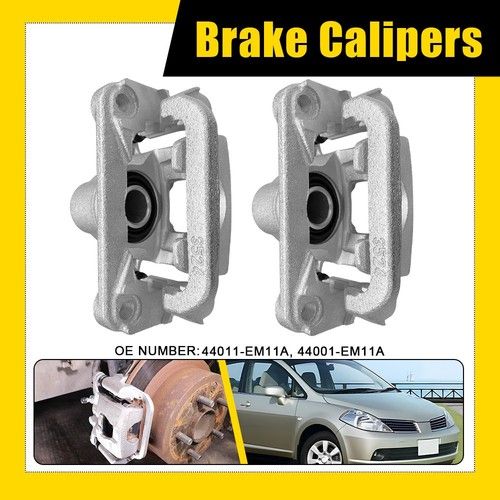 UK Brake Caliper For Nissan Qashqai J10 2007-14 Rear Axle Left Right Side 2x