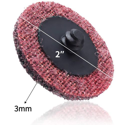 92Pcs 50mm 2" TypeR Quick Change Disc Die Grinder Sanding Pad Coarse Medium Fine — image 6