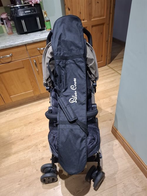 Silver Cross Single Folding Pushchair Stroller Grey And Black — image 6