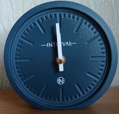 Desk Clock Navy blue finnish — image 1