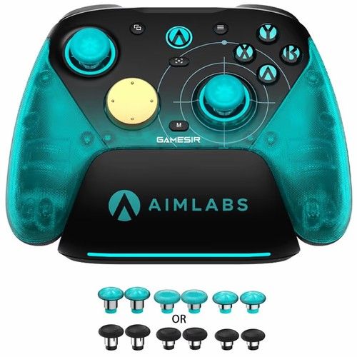 GameSir AIMLABS Wireless PC Controller Ergonomic Black Blue