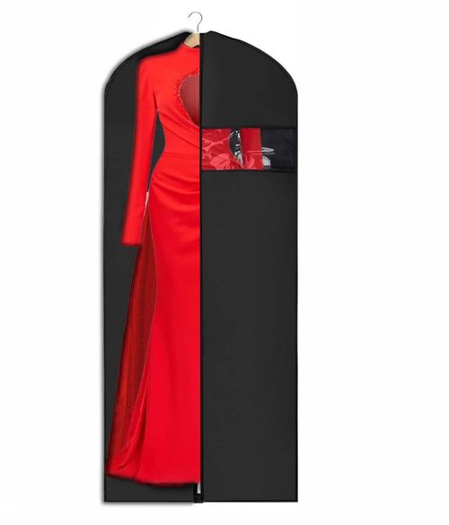 60" Long Dress Bag Clothes Suit Cover Storage Travel Garment Bag Zip Up Home — image 11