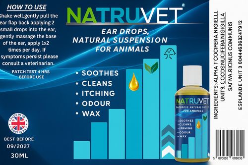Dogs Yeast Ear Drops For Yeasty Ears Large 30ml, DOGS EAR DROPS FOR DOGS CATS , — image 18