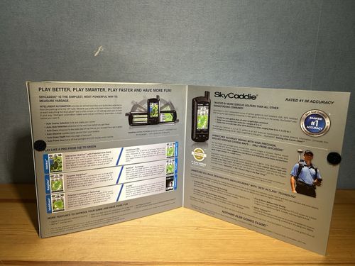 SkyCaddie SGXw Golf GPS Rangefinder Touchscreen, With Box Cables *Working* — image 6