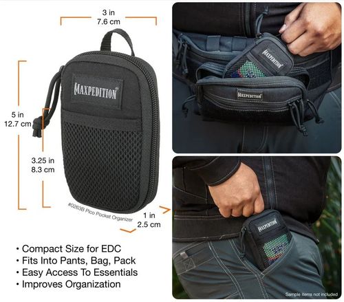 Maxpedition Pico Pocket Organizer Black — image 2