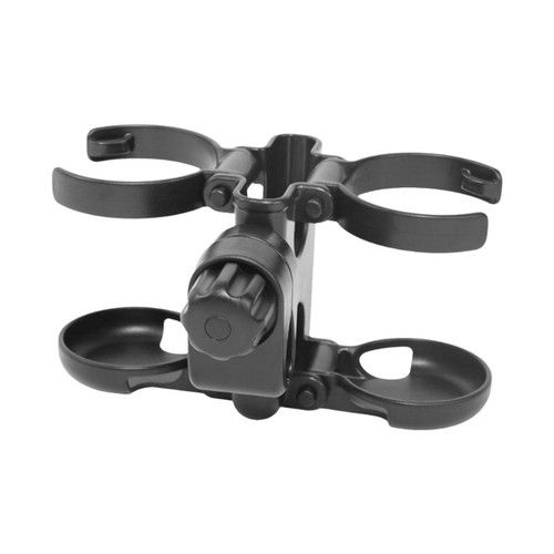 3 in 1 Pram Phone Mount Double Cup Drink Rack Stroller Cup Holder  Wheelchair