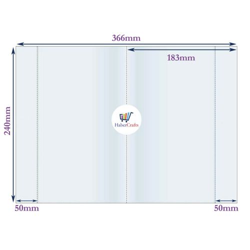 Clear Exercise Book Covers Strong Plastic Protecting Sleeves School Notebook — image 2