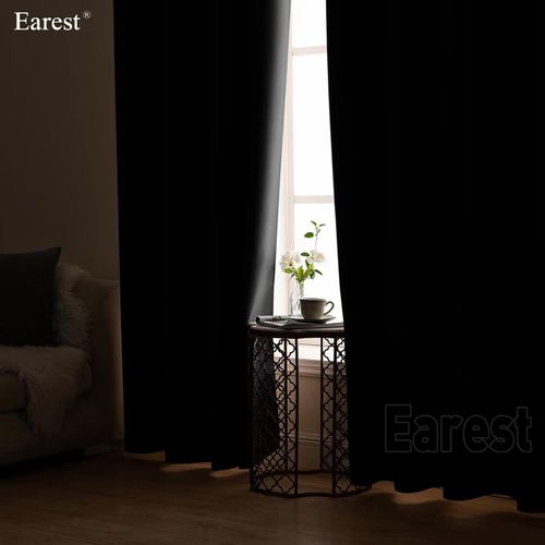 2PCS Blackout Curtains Eyelet Ring Top Thick Thermal Ready Made Pair + Tie Backs — image 7