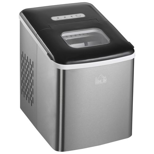 HOMCOM Ice Maker Machine Portable Counter Top Ice Cube Maker for Home Black — image 11