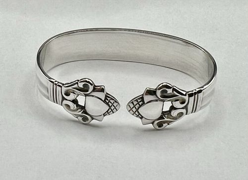 Georg Jensen Sterling Silver Napkin Ring - Open Acorn Designed 1915 Johan Rohde — image 6