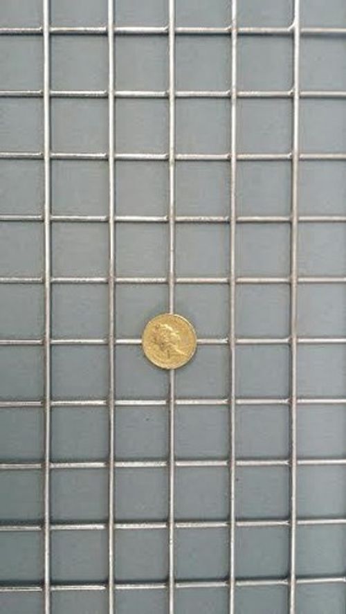 Galvanised Welded Wire Mesh Panels 1" x 1" Mesh 2.50mm diameter 8 pack