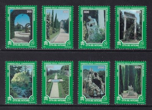 VATICAN CITY 1995 European Conservation set of 8 SG 1091-1098 MNH/** (CV £16)