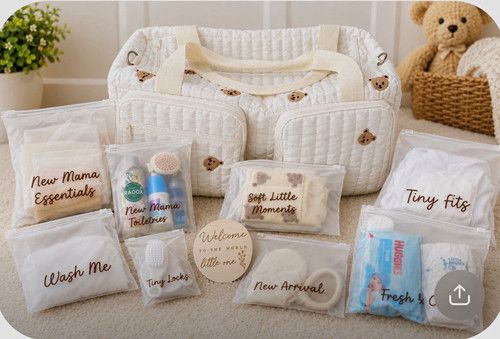 Pre packed maternity/pregnancy bags for mum and baby 