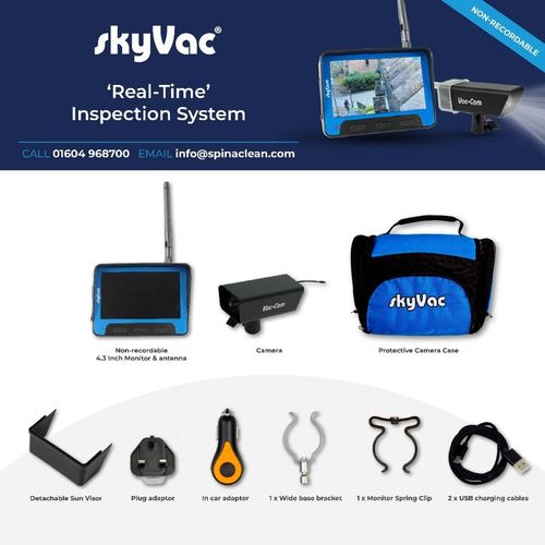 Inspection Camera for Gutter/Roof Inspection – 50M Range/Wireless. SkyVac. — image 5