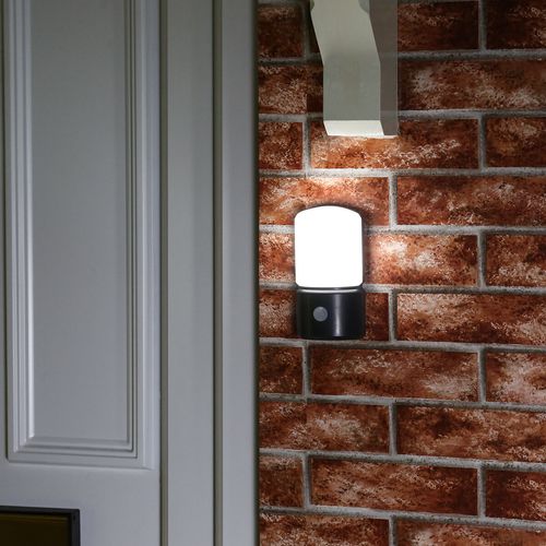 Battery LED Motion Sensor Security PIR Wall Light Outdoor House Lamp Garden — image 14