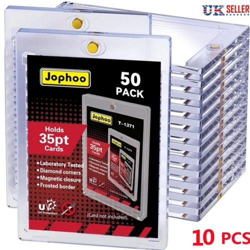10x Magnetic One Touch Card Holder Cases - 35pt - Trading Cards Sports Pokemon