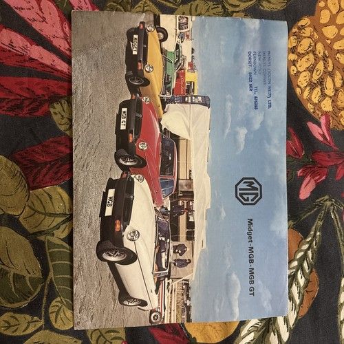 MG MIDGET MGB MGB GT 1970s  - COLLECTIBLE ORIGINAL CLASSIC CAR SALES BROCHURE
