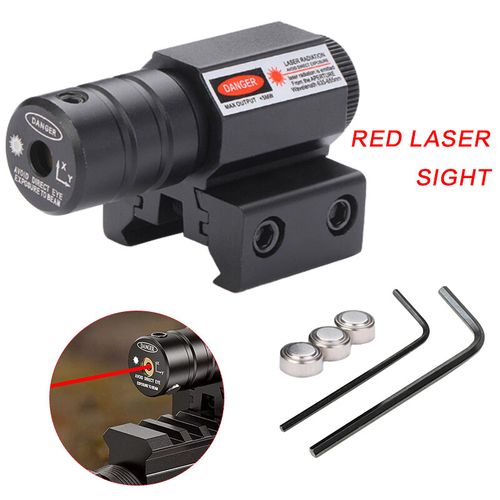 Tactical Red Lazer Beam Laser Dot Sight Scope Mount For Gun Rifle Pistol Hunting — image 3
