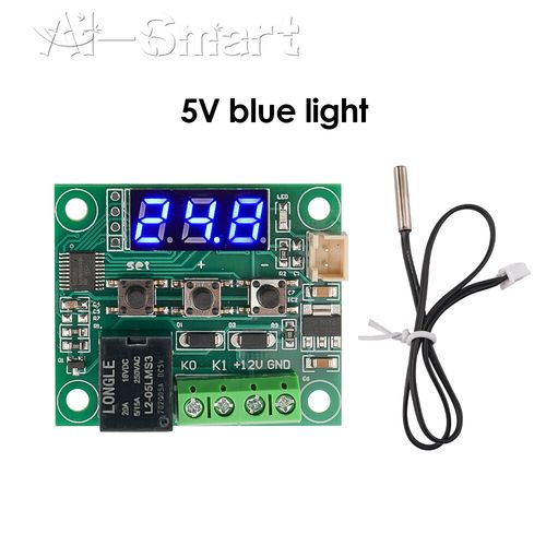 DC 5V W1209 Blue LED Temperature Switch Thermometer Thermostat Controller Sensor — image 1