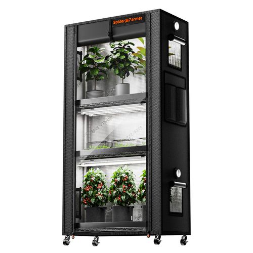 Spider Farmer Plant Stand With LED Grow Lights & Tent for Indoor Plant Seedling — image 1