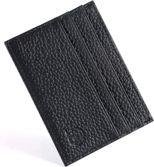 Credit Card Holder Wallet, RFID Blocking Leather Ultra Slim Wallet, Thin Minimal — image 1