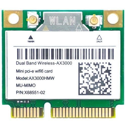 AX200HMW Mini PCIe Network Card Windows 11 WiFi 6 Bluetooth Wireless LAN Adapter