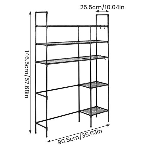 Washing Machine Storage Rack Over Toilet 3 Tier Bathroom Shelf New — image 2