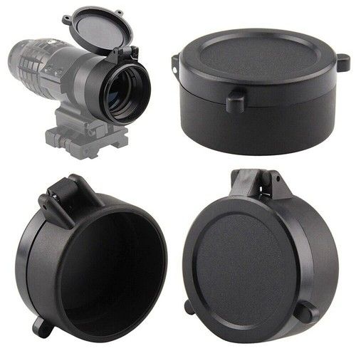 Rifle Scope Quick Flip Spring Up Open Lens Cover Protect Cap 30-66mm Caliber
