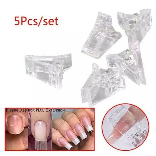 5Pcs Building Extension Nail Tips Clip for Poly Gel Clamps Quick Builder Tool — image 6