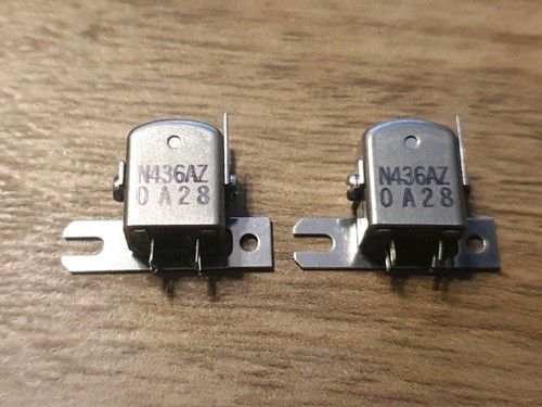 2 x N436AZ Replacement Hi-Fi Cassette Deck Tape Play Erase Head (EE-606)