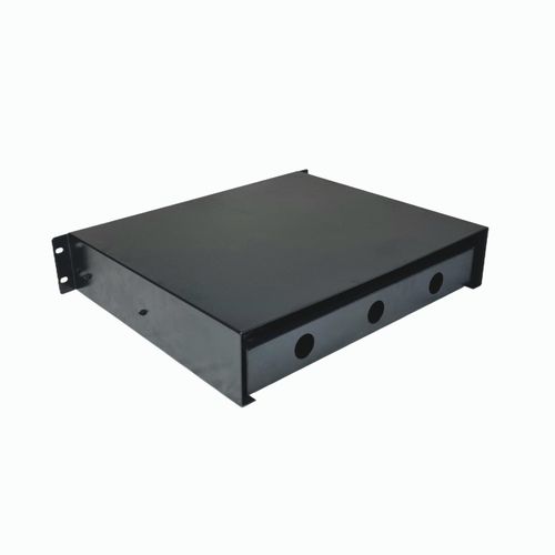 2U 19" 200mm Locking Storage Drawer Network Data Cabinet Flight Case Server Rack — image 3