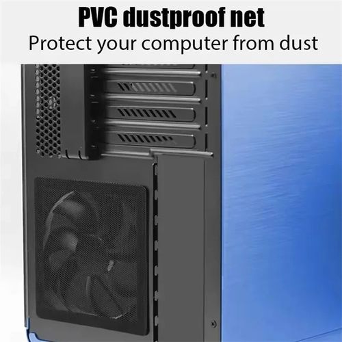 Computer Mesh PC PVC Case Fan Cooler Dust Filter Network Net Dustproof Cover UK — image 7