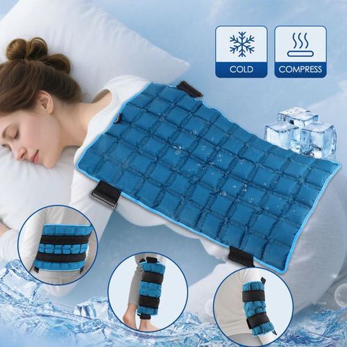 Reusable Ice Pack for Sports Injuries, Hot Cold Compress Wrap Back Pain Relief — image 8