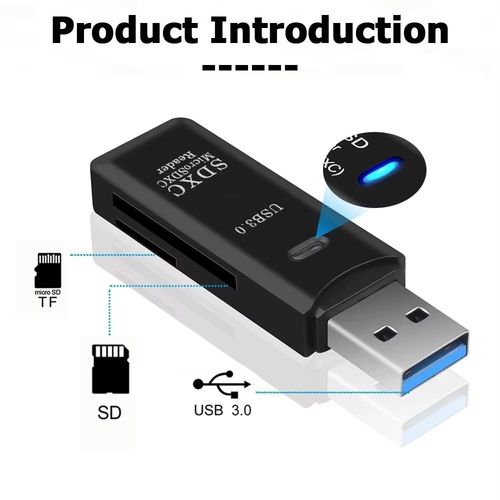 2 In 1 TF SD Card Reader USB 2.0 Micro SD Card To USB Adapter Smart Card Reader — image 7