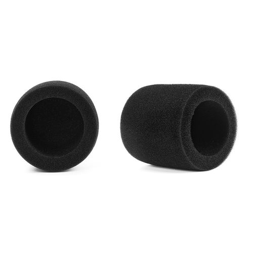 For Shure MV7 MV7X Foam Windscreen Black Sponge Construction for Durability — image 1