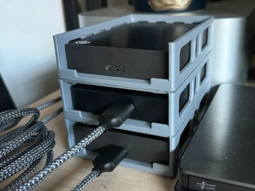 Stackable External Hard Drive Holders – Neat Storage & Cooling Racks — image 2