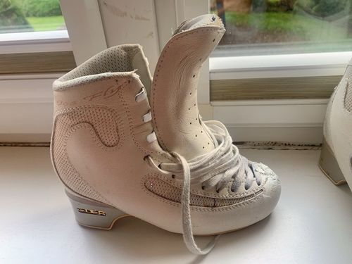 Edea Ice Fly Figure Boots Only - White Ice Skating — image 3