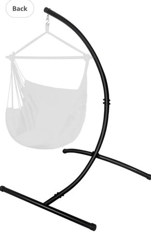 GOUTIME Hammock Chair Stand Only, C Stand for Indoor Outdoor Hanging Egg