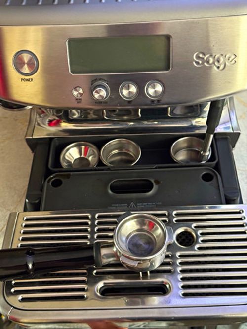 Sage The Barista Pro Espresso Machine Built-In Grinder 15 Bar 2L Silver SES878
