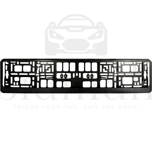 Pair of Premium Number Plate Holders | Front & Rear Frames | Stylish Matte Black — image 15