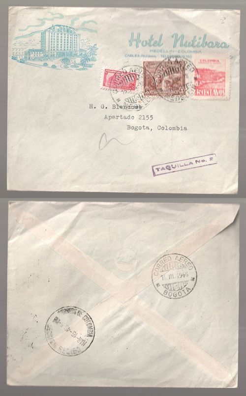 1946 Hotel Nutibara Colombia Cover — image 1