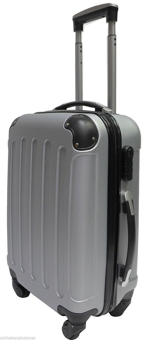 Hard Shell 4 Wheel Spinner Suitcases Luggage Set Cabin Trolley Hand Luggage  — image 3